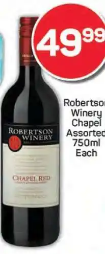 Pick n Pay Robertson Winery Chapel Assorted offer