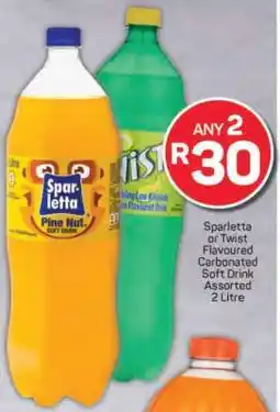 Sparletta or Twist Flavoured Carbonated Soft Drink