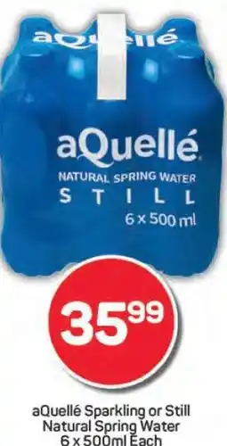 Pick n Pay aQuellé Sparkling or Still Natural Spring Water offer