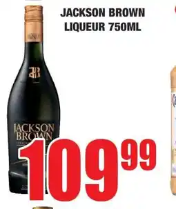 Boxer JACKSON BROWN LIQUEUR 750ML offer