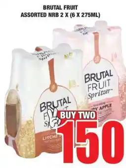Boxer BRUTAL FRUIT ASSORTED NRB 2 X (6 X 275ML) offer