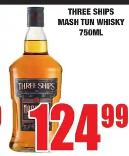 Boxer THREE SHIPS Mash Tun Whisky 750ml offer