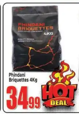 Supa Store Phindani Briquettes 4Kg offer