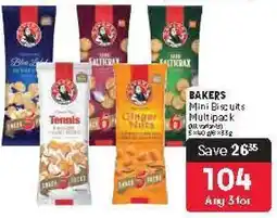 Makro BAKERS Mini Biscuits Multipack offer