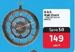 Makro H&S Wall Clock offer