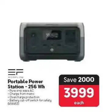 Makro EcoFlow Portable Power Station - 256 Wh offer