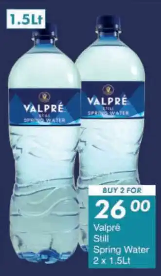 President Hyper Valpré Still Spring Water offer