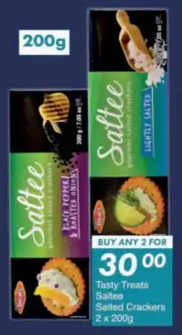 President Hyper Tasty Treats Saltee Salted Crackers offer