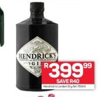 Pick n Pay Hendrick's London Dry Gin 750ml offer