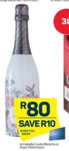 Pick n Pay Annabelle Cuvée Blanche or Rosé 750ml offer