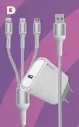 PEP Funki Charger + 3 In 1 Cable offer