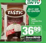 Spar Tastic Parboiled Rice-2kg offer