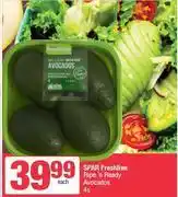 Spar Spar Freshline Ripe 'n Ready Avocados-4's Pack Each offer