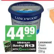 Spar Lancewood Cream Cheese-230g Each offer