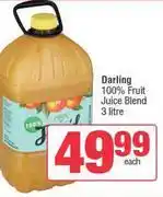 Spar Darling 100% Fruit Juice Blend-3Ltr offer