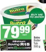 Spar Butro Butter Tub-500g offer