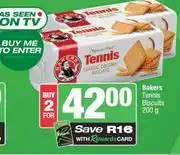 Spar Bakers Tennis Biscuits-For 2 x 200g offer
