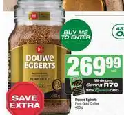 Spar Douwe Egberts Pure Gold Coffee-400g offer