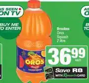 Spar Brookes Oros Squash-2Ltr offer