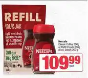 Spar Nescafe Classic Coffee 200g Or Refill Pouch 230g (Excl. Decaf) 200g-Each offer