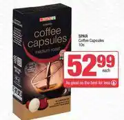 Spar Spar Coffee Capsules-10s Pack offer