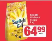Spar Sunlight Handwash Powder-2kg offer