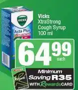 Vicks Xtra Strong Cough Syrup-100ml