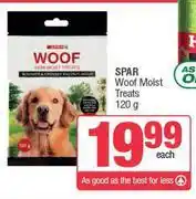 Spar Spar Woof Moist Treats-120g offer