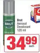 Spar Brut Aerosol Deodorant-120ml offer