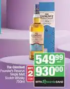 Spar The Glenlivet Founder's Reserve Single Malt Scotch Whisky-750ml offer