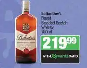 Spar Ballantine's Finest Blended Scotch Whisky-750ml offer