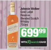 Spar Johnnie Walker Gold Label Reserve Blended Scotch Whisky-750ml offer