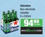 Spar Heineken Non-Alcoholic Handies-6 x 330ml Per Pack offer