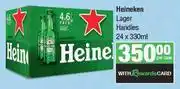 Spar Heineken Lager Handies-24 x 330ml Per Pack offer