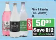 Spar Fitch & Leedes (Incl. Variants)-For Any 3 x 1Ltr offer