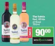 Spar The Saints Red Wine or Rose-For 2 x 750ml offer