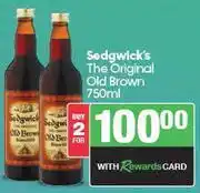 Spar Sedgwick's The Original Old Brown-For 2 x 750ml offer