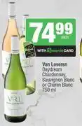 Spar Van Loveren Daydream Chardonnay, Sauvignon Blanc Or Chenin Blanc-750ml Each offer
