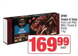 Spar SPAR Tender & Tasty Pork Loin Ribs offer