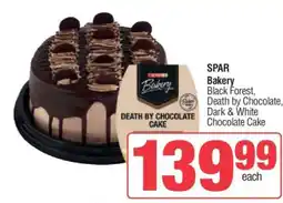 Spar SPAR Bakery Death by Chocolate Cake offer