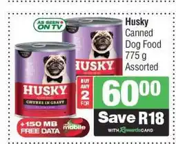 Spar Husky Canned Dog Food offer