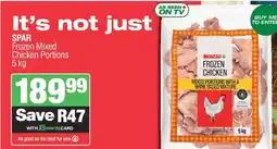 Spar SPAR Frozen Mixed Chicken Portions offer