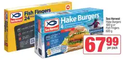Spar SEA HARVEST Hake Burgers offer
