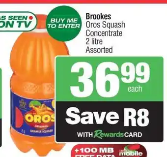 Spar Brookes Oros Squash Concentrate offer