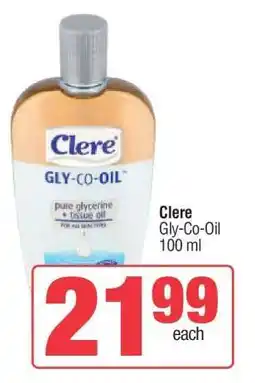 Spar CLERE Gly-Co-Oil offer