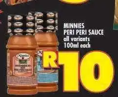 Shoprite MINNIES PERI PERI SAUCE offer