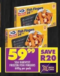 Shoprite Sea Harvest Frozen Fish Fingers offer