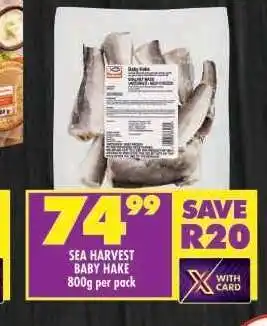 Shoprite SEA HARVEST Baby Hake offer