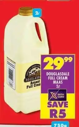 Shoprite Douglasdale Full Cream Maas 2L offer