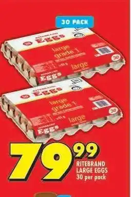 Shoprite Ritebrand Large Eggs offer